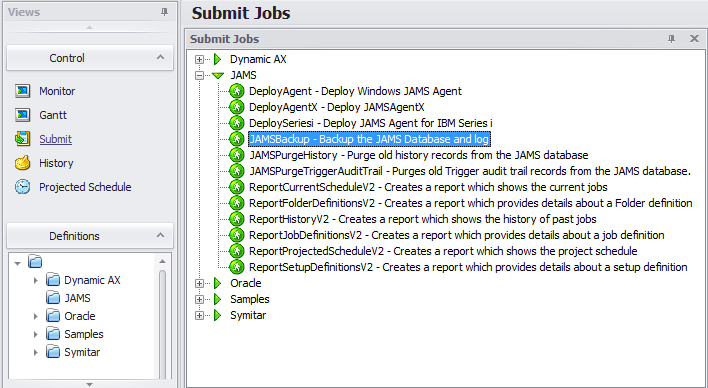 Submitting Jobs Manually